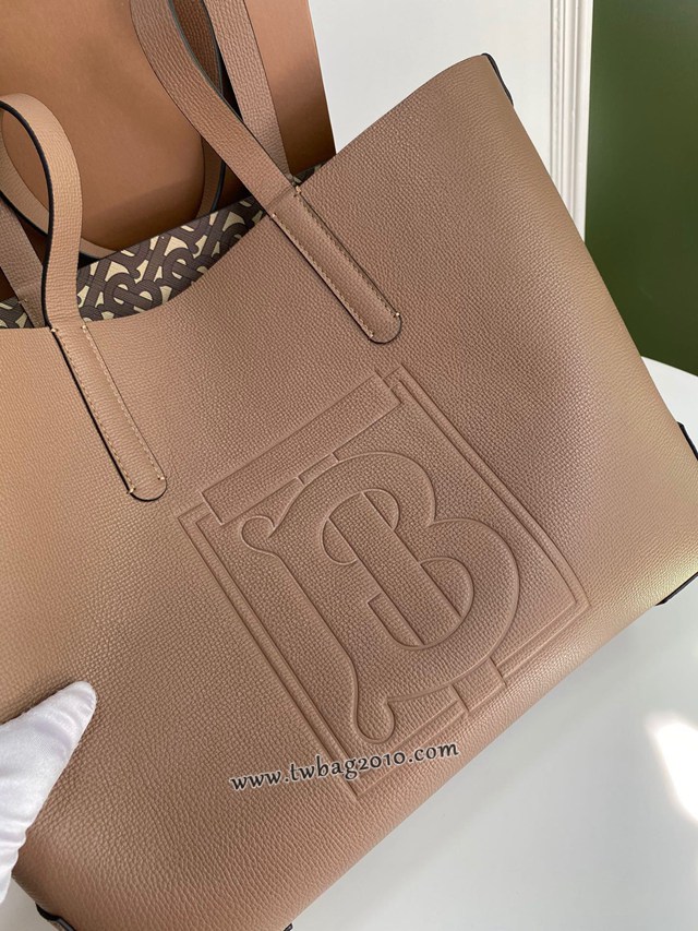Burberry專門店新款塗層牛皮手拎肩背tote包 巴寶莉男士托特包購物袋 yxb1327